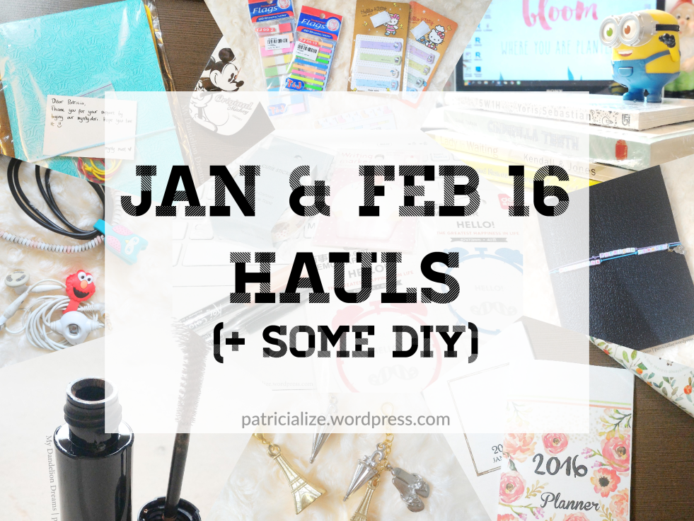 January & February 2016 Hauls (+ some DIYs) | My Dandelion Dreams