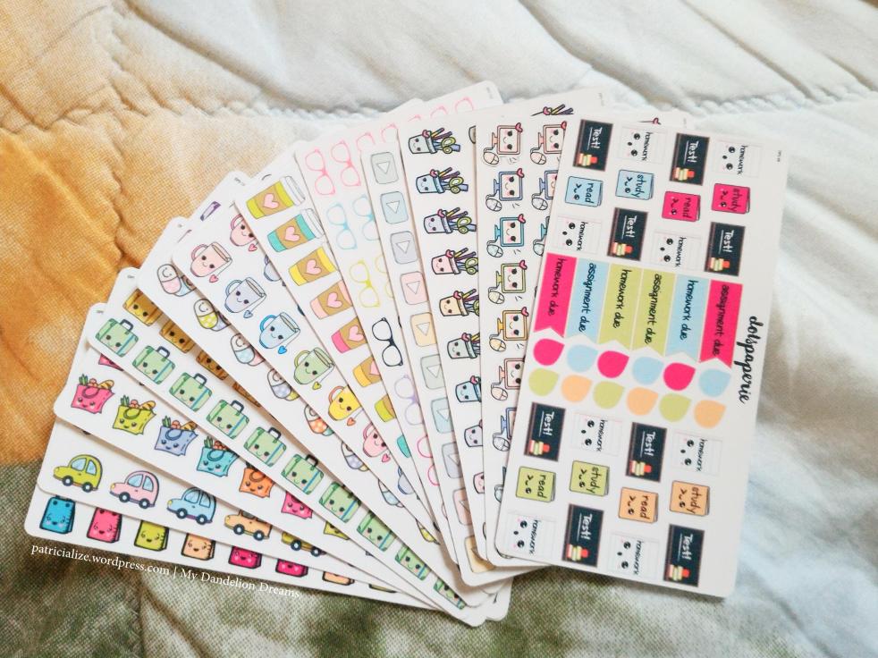 [Review & Unboxing] Dotspaperie Planner Stickers | My Dandelion Dreams